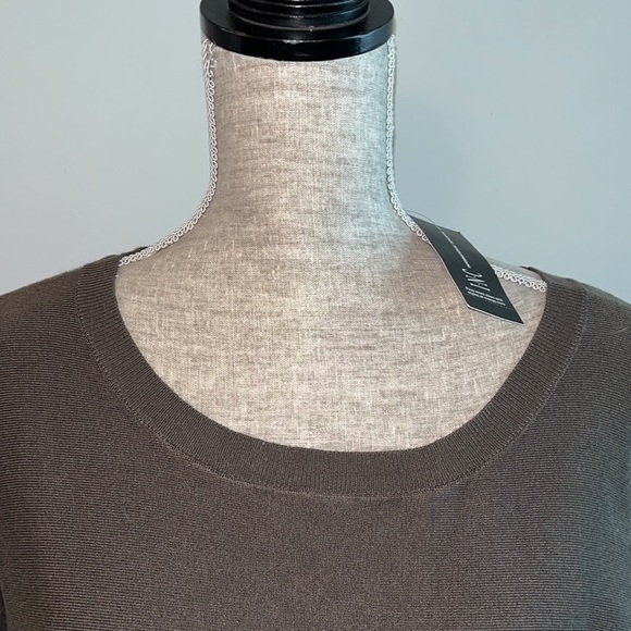 INC Side Lace Up Olive Sweater NWT size Extra Large. NWT - Picture 4 of 7